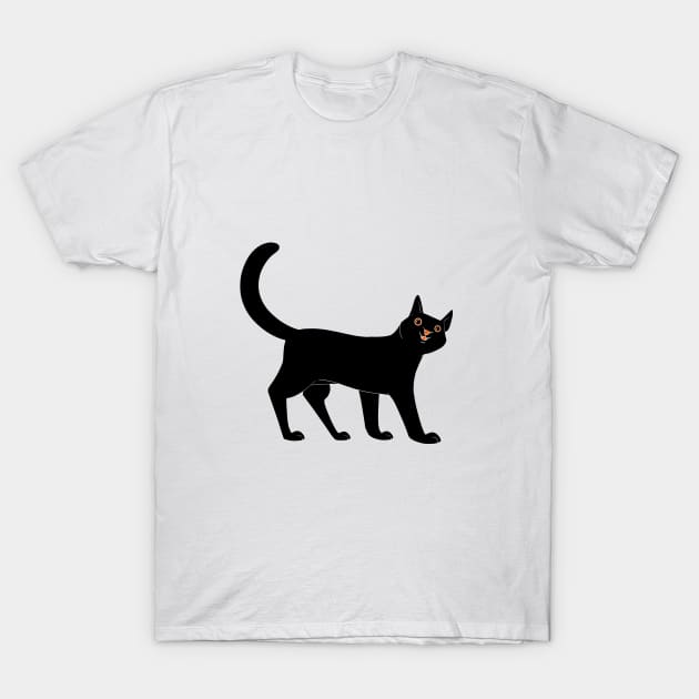 Spooky Cat T-Shirt by PattyT